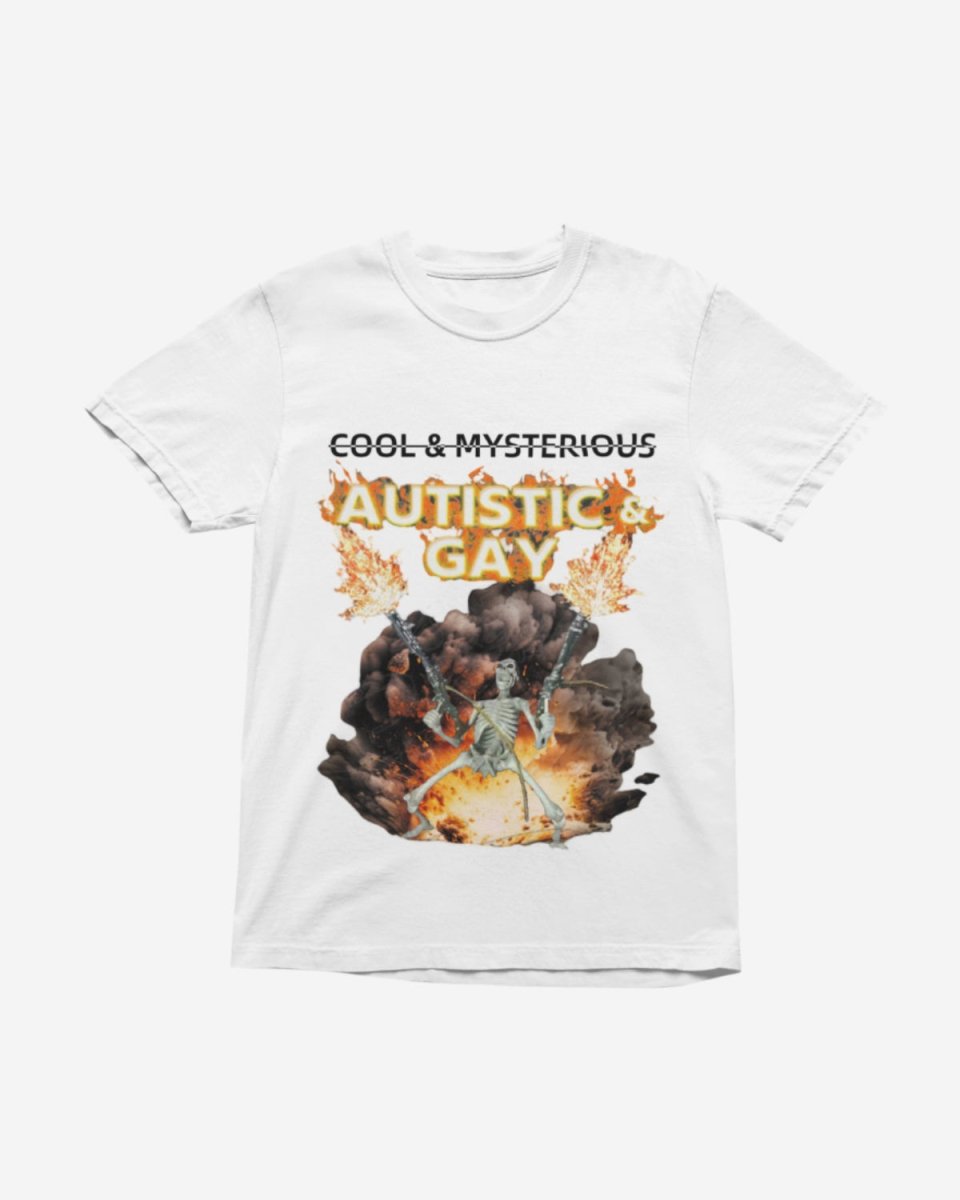 T410 - T-shirt - Autism & Gay - Funny Outfits