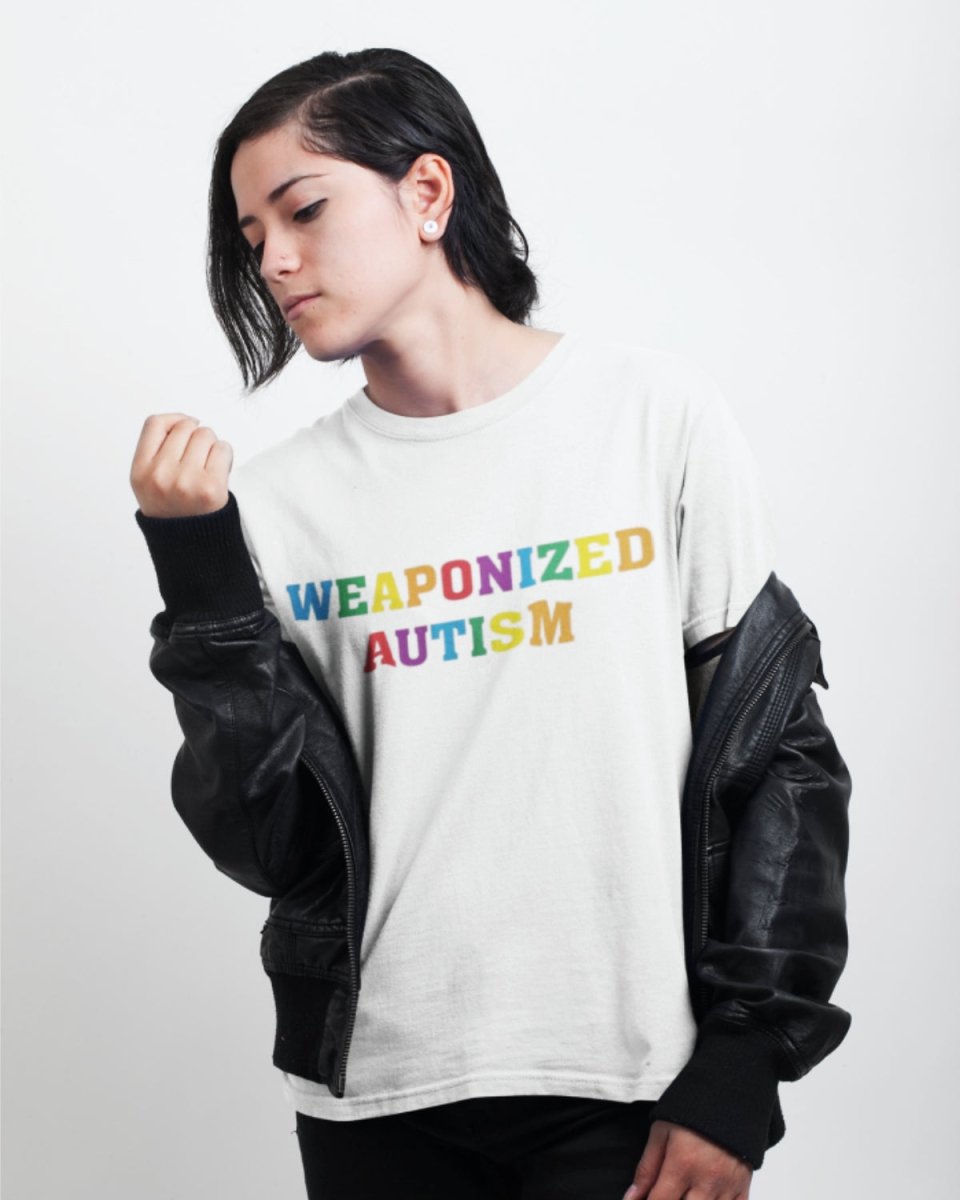 T412 - T-shirt - Weaponized Autism - Funny Outfits